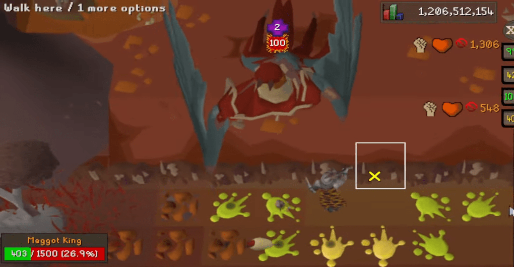 OSRS Maggot King mace punish