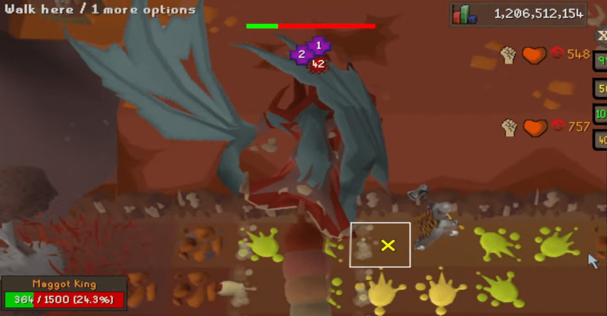 OSRS Maggot King zero delay punish