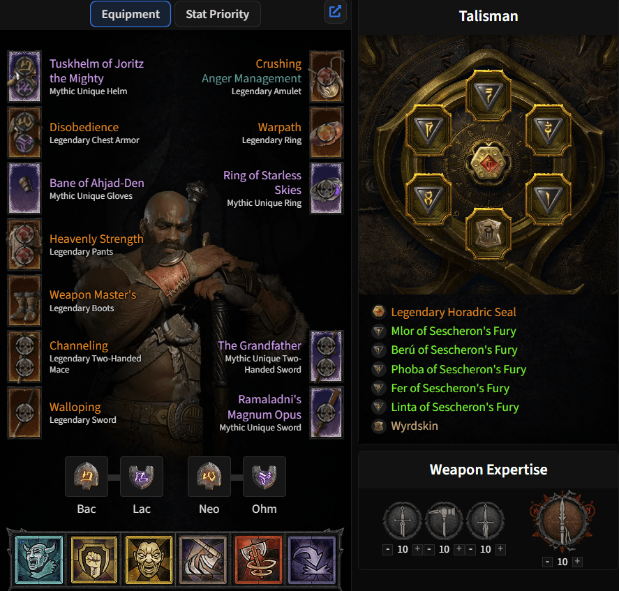 Diablo 4 Mighty Throw Barbarian