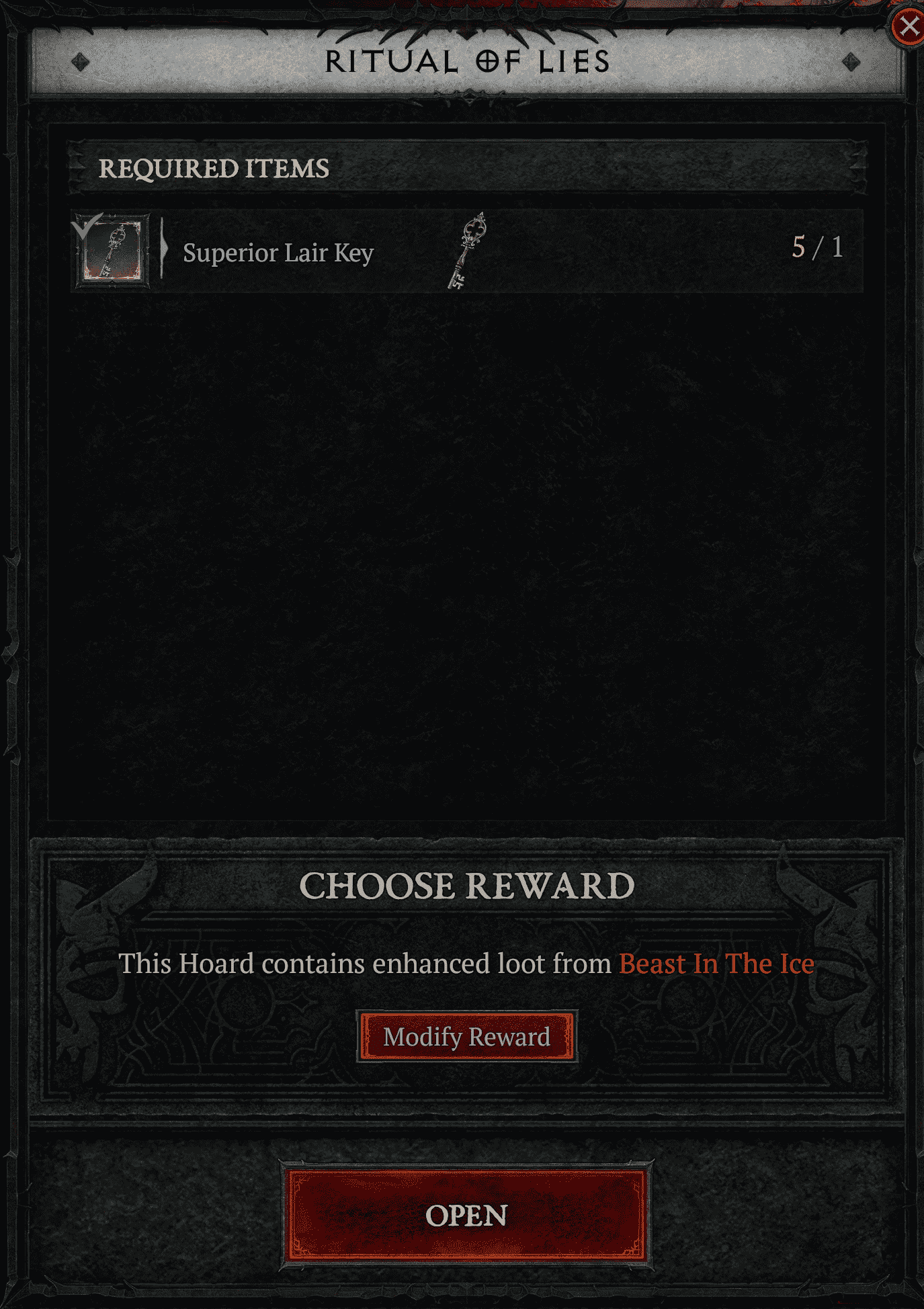 Diablo 4 Belial reward
