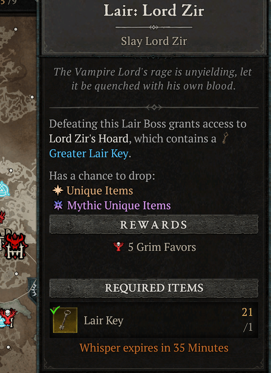 Diablo 4 Lord Zir loot