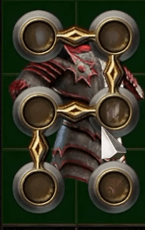 Metallic item sockets in Path of Exile