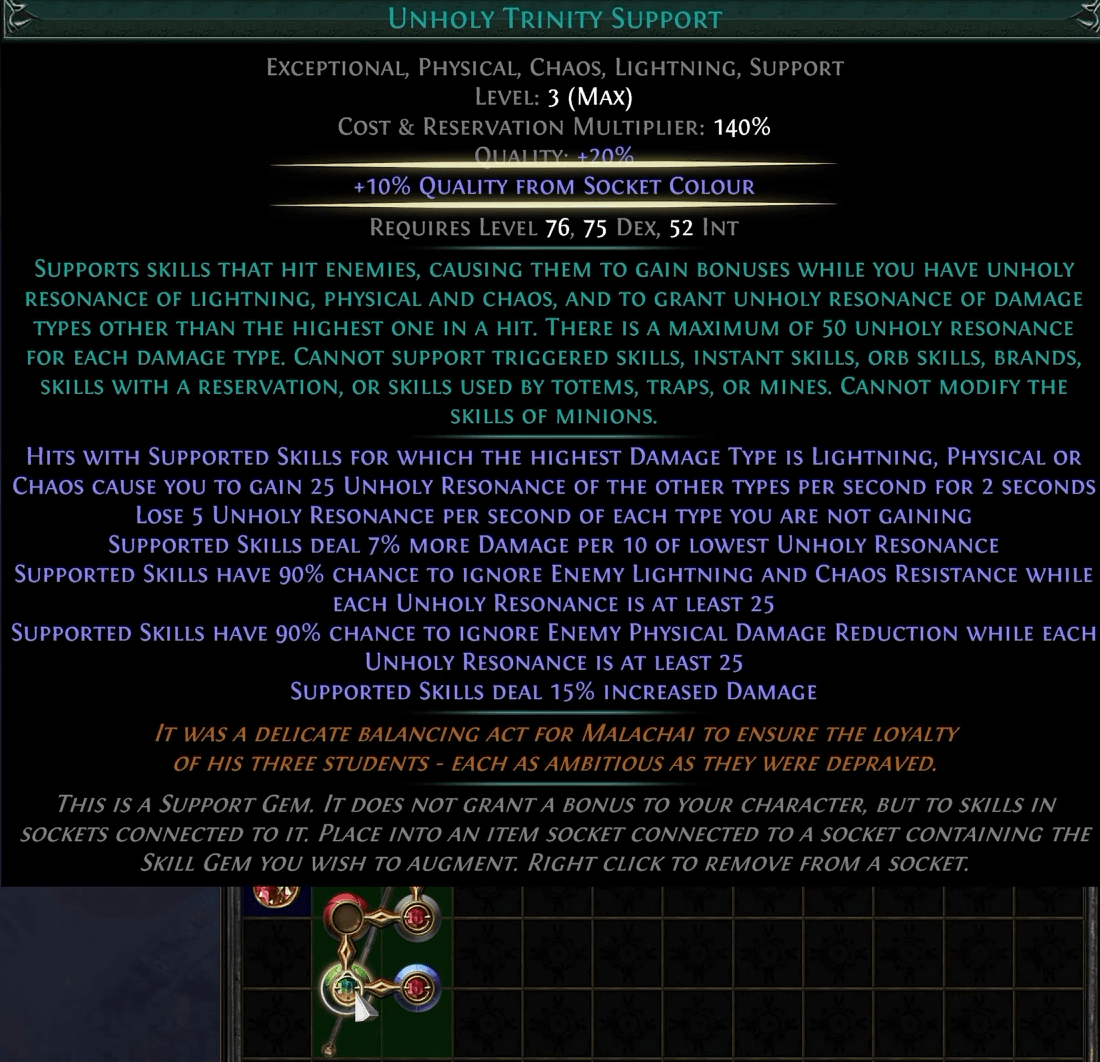 Socket color bonus in Path of Exile